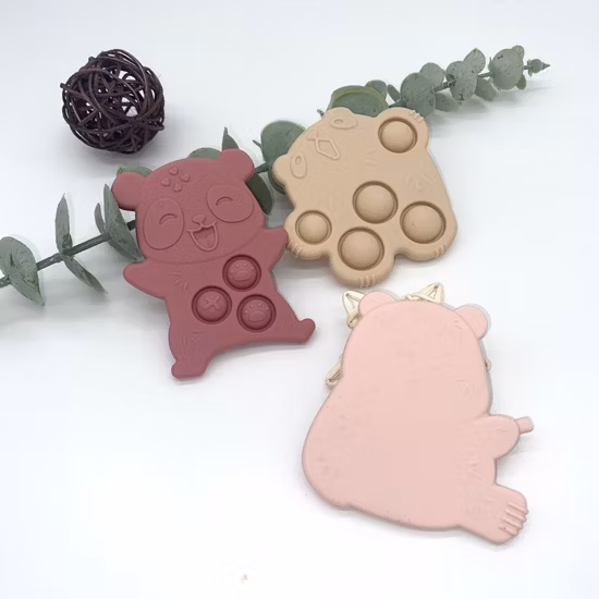 New Design Kids Silicone Baby Teether Chewable Silicone Teethers