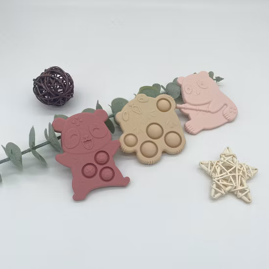 New Design Kids Silicone Baby Teether Chewable Silicone Teethers